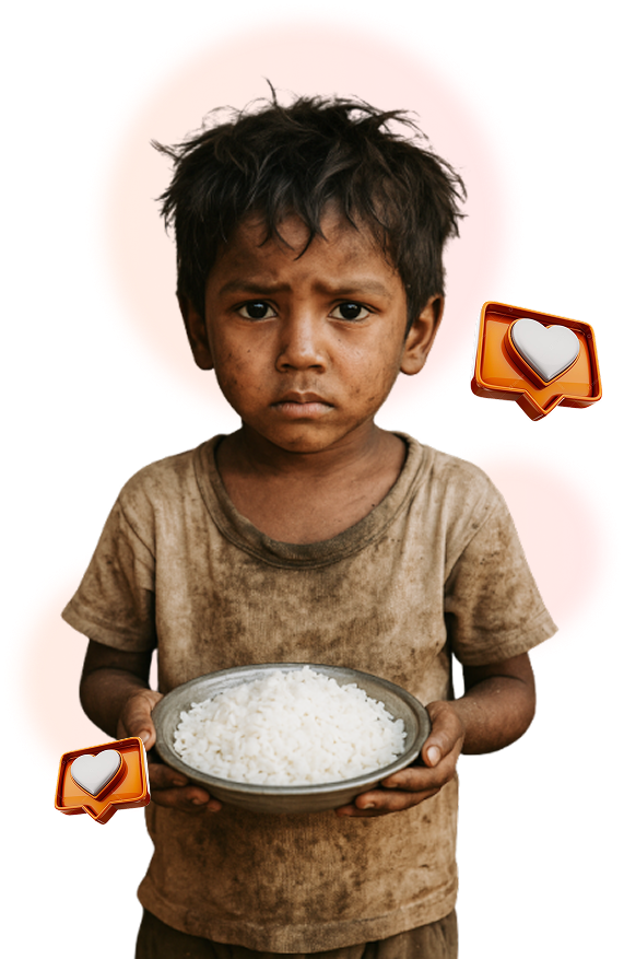 No one within a 10-mile radius of a temple should go hungry.